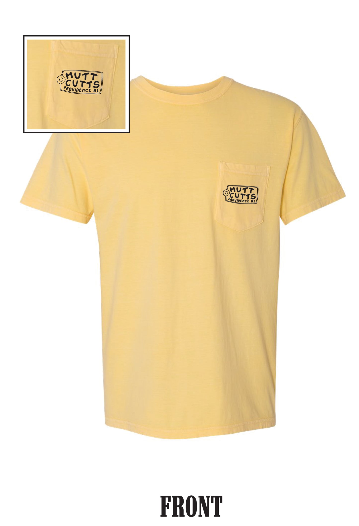 Ride or Die Pocket Tee (Banana Yellow)